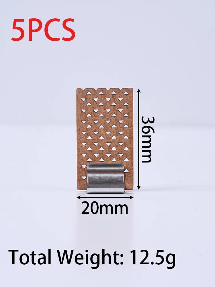 Mèches de bougies en bois sans fumée avec supports en fer, fournitures de bougies faites maison, mèc