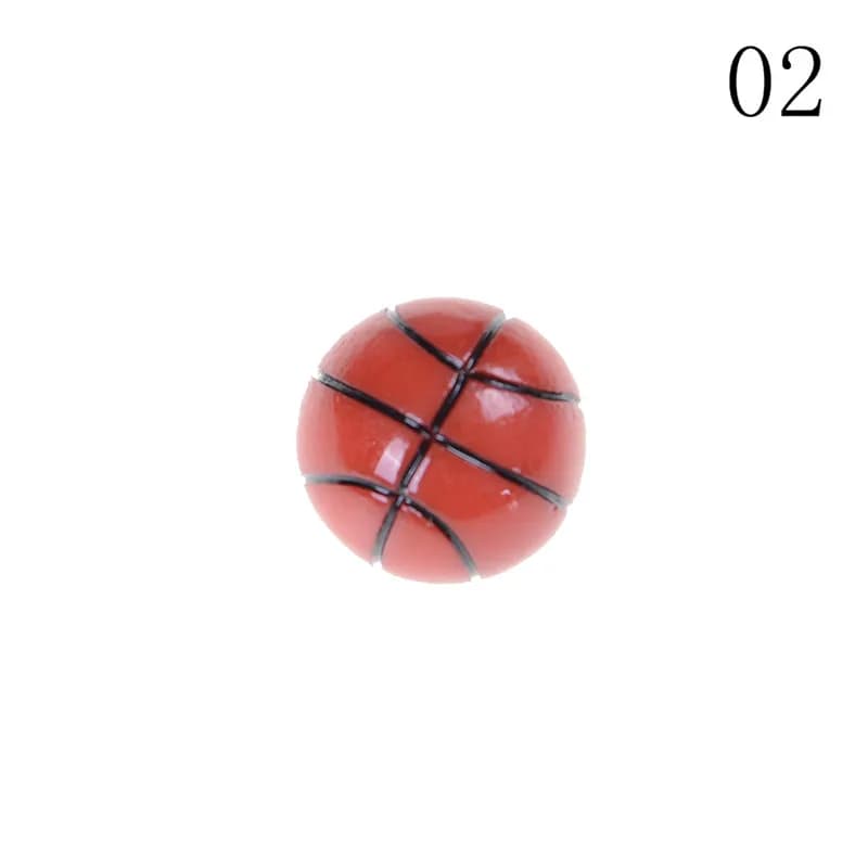Ballons de sport miniatures pour maison de poupée 1:6/1:12, décoration de basket-ball et de football