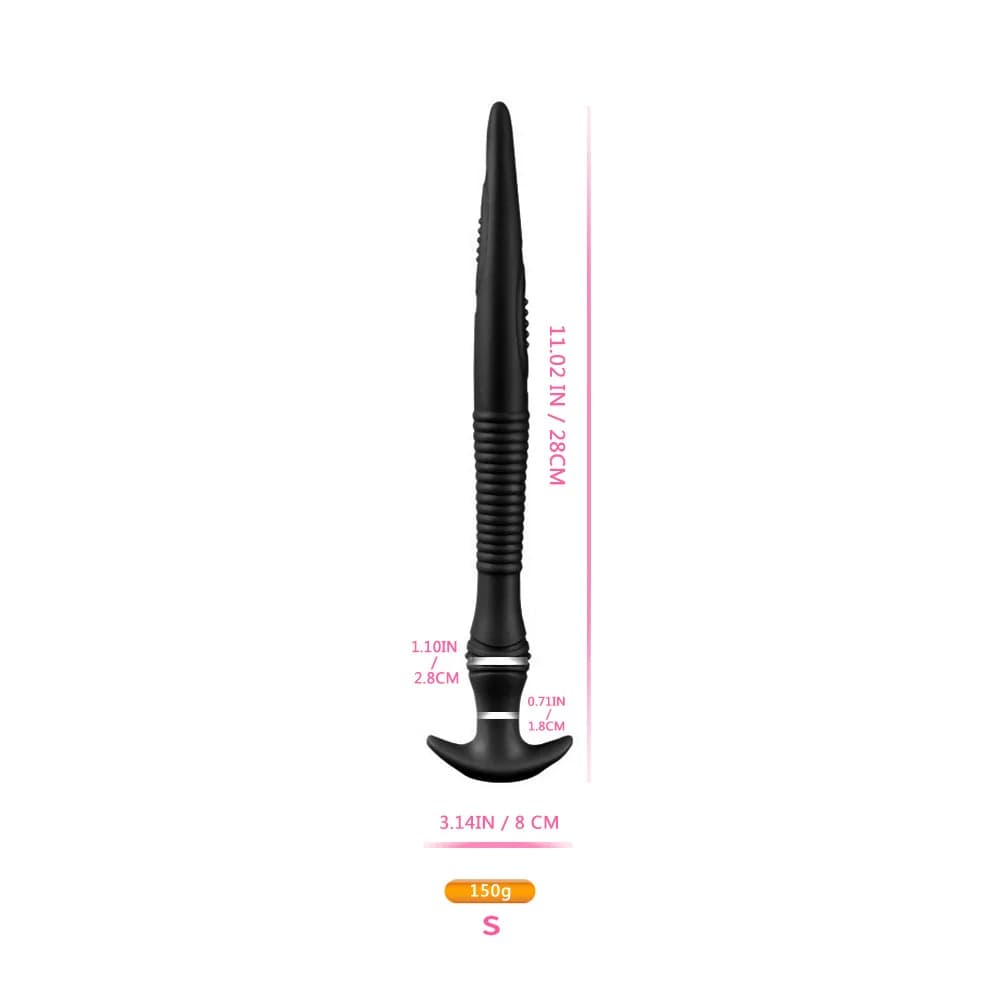Plug Anal brillant dans la nuit, longue queue de godemichet Anal, jouets sexuels pour adultes pour f