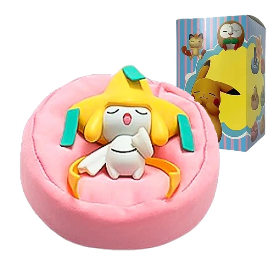 1-12 figurines Pokémon Pikachu en boîte surprise, série Anime Sleep, décorations de bureau, jouets P