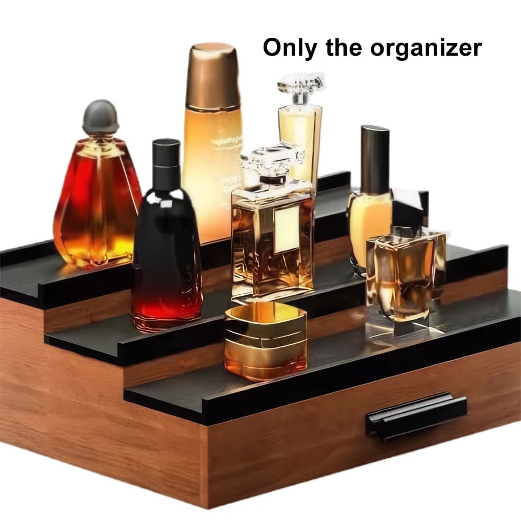 Nouveau support d'étagère de organisateur de parfum Portable, tiroir de rangement à 3 niveaux pour l