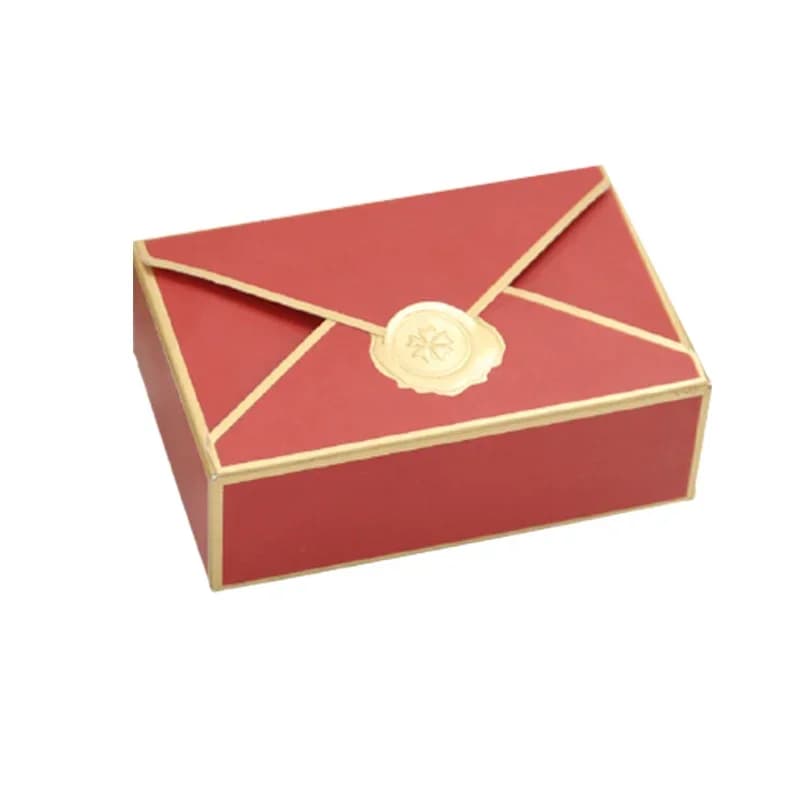 Boîte à bonbons en forme d'enveloppe, 50 pièces, boîte-cadeau au chocolat, emballage pour invités, r