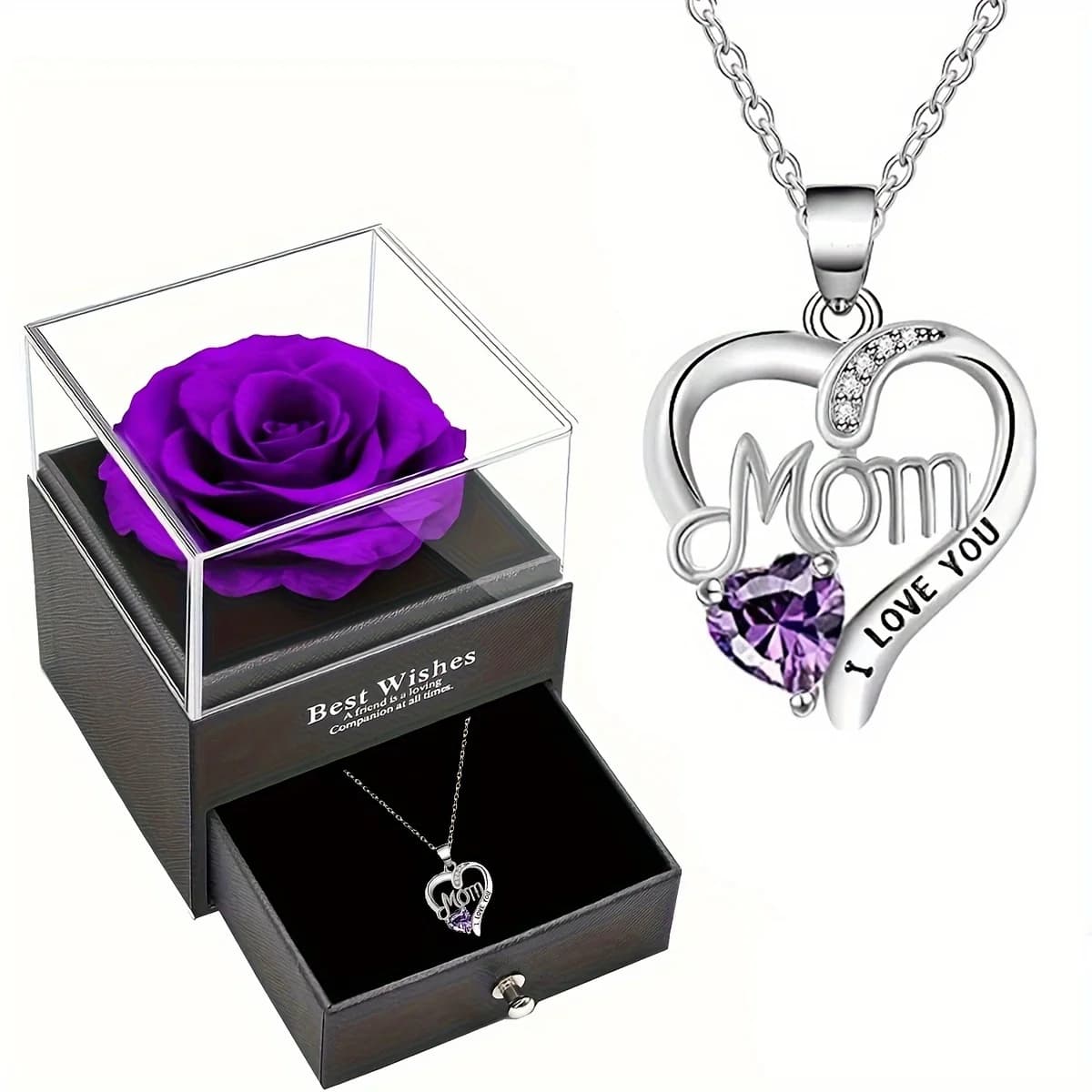 Coffret cadeau rose pour femme, petite amie, fête des mères 2026, nouveauté tendance, romantique ave