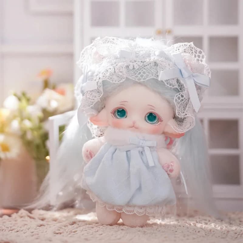 Mimia série maternelle boîte aveugle Mimia Anime poupée porte-clés sac Surprise vinyle peluche poupé