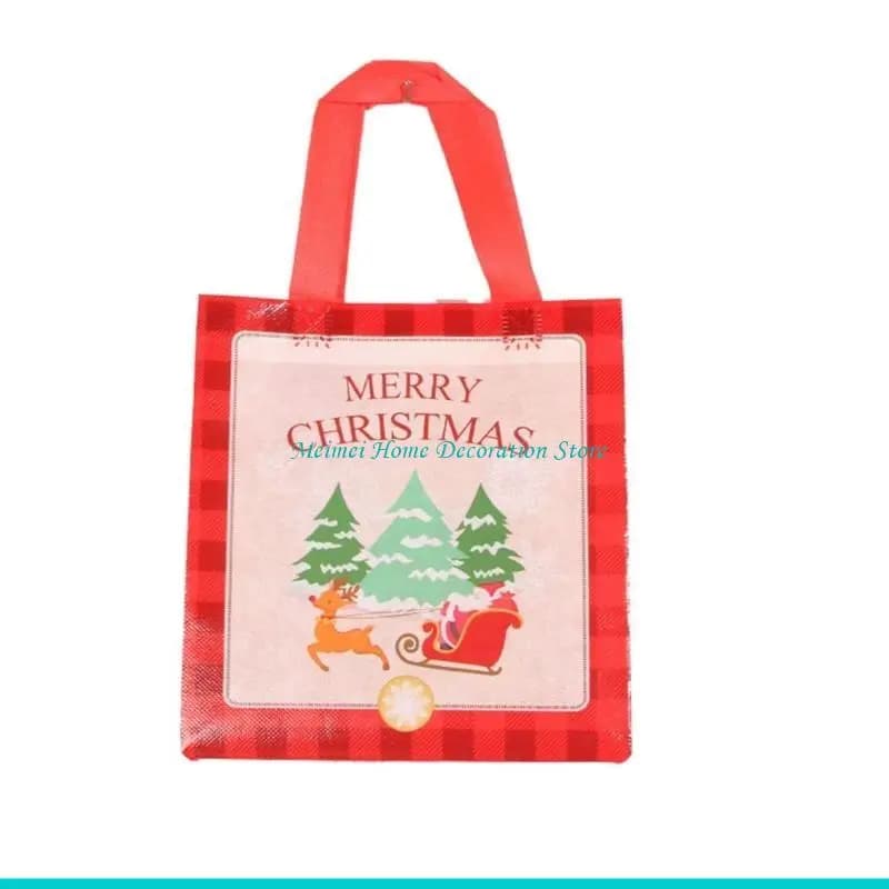 H7BF – cadeau noël avec poignée, rangement Portable, fête d'anniversaire, mariage