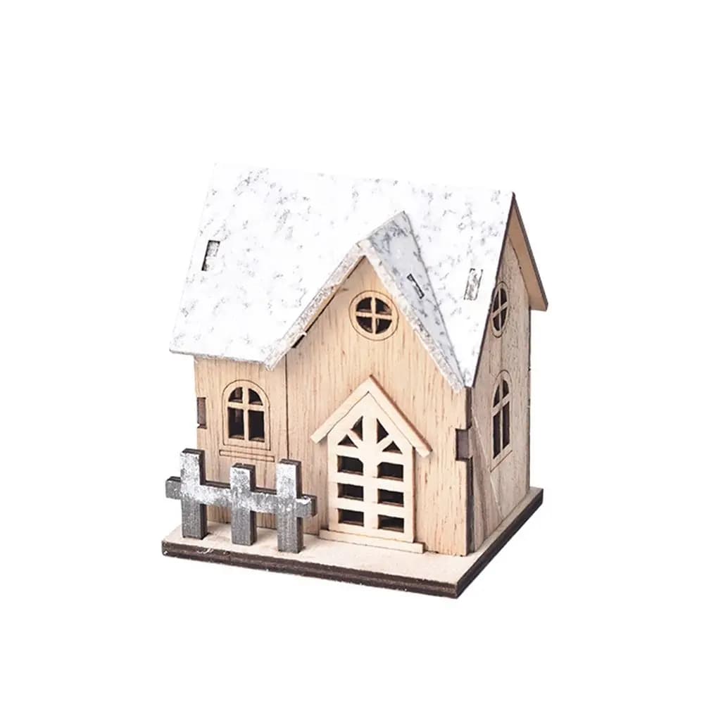 Table artisanale lumière LED cadeau de noël cabane pour la maison cabine lumineuse décorations de no