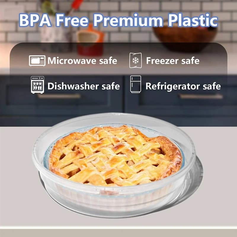 KYCOR-boîte à tarte en plastique avec couvercle boîte de conservation fraîche boîte à tarte avec poi