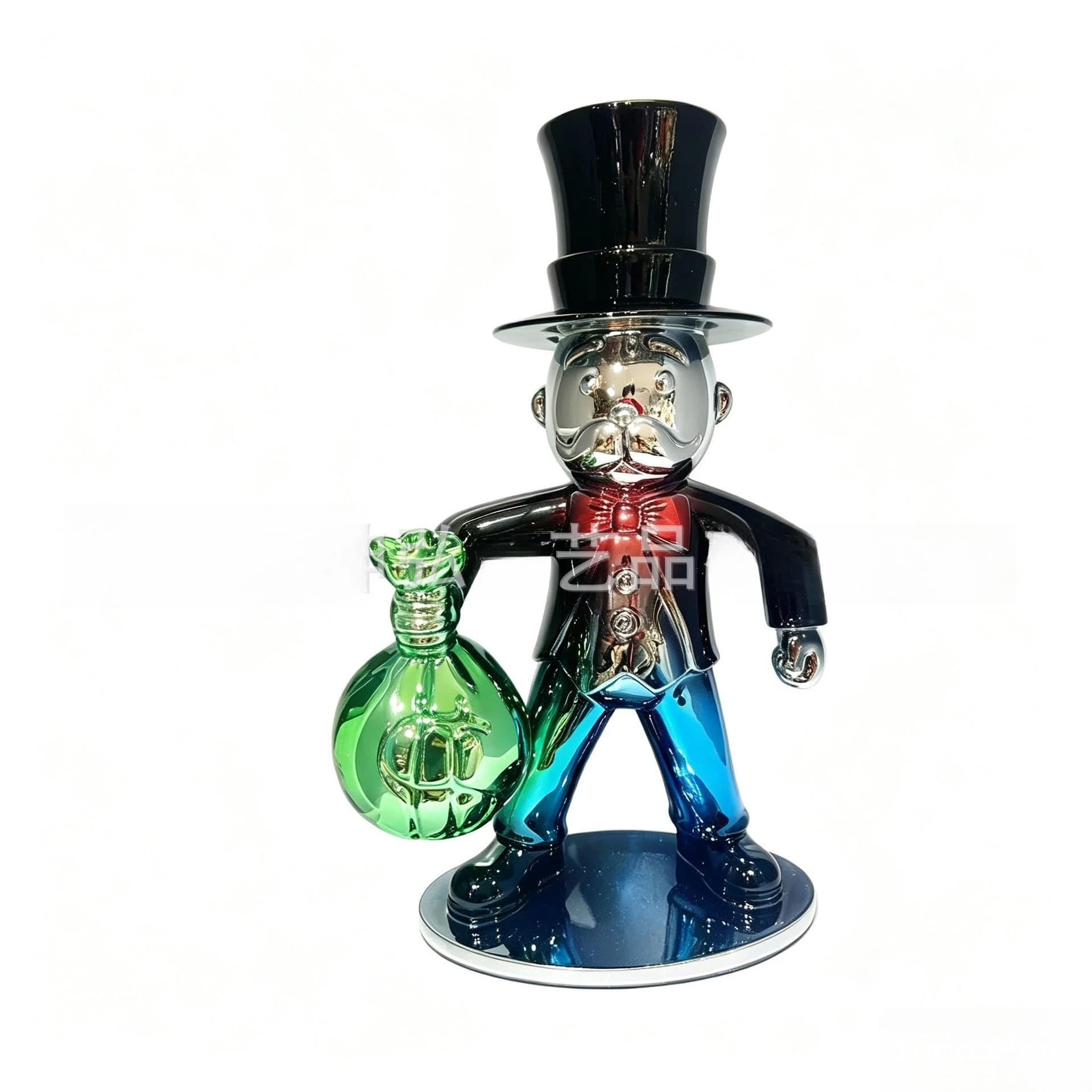 Statue tendance Mickey Monopoly, décoration artisanale en résine pour la maison, le salon et le maga