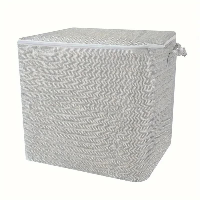 Boîte de rangement Extra Large avec couvercle, Design moderne permettant de gagner de l'espace, Dura