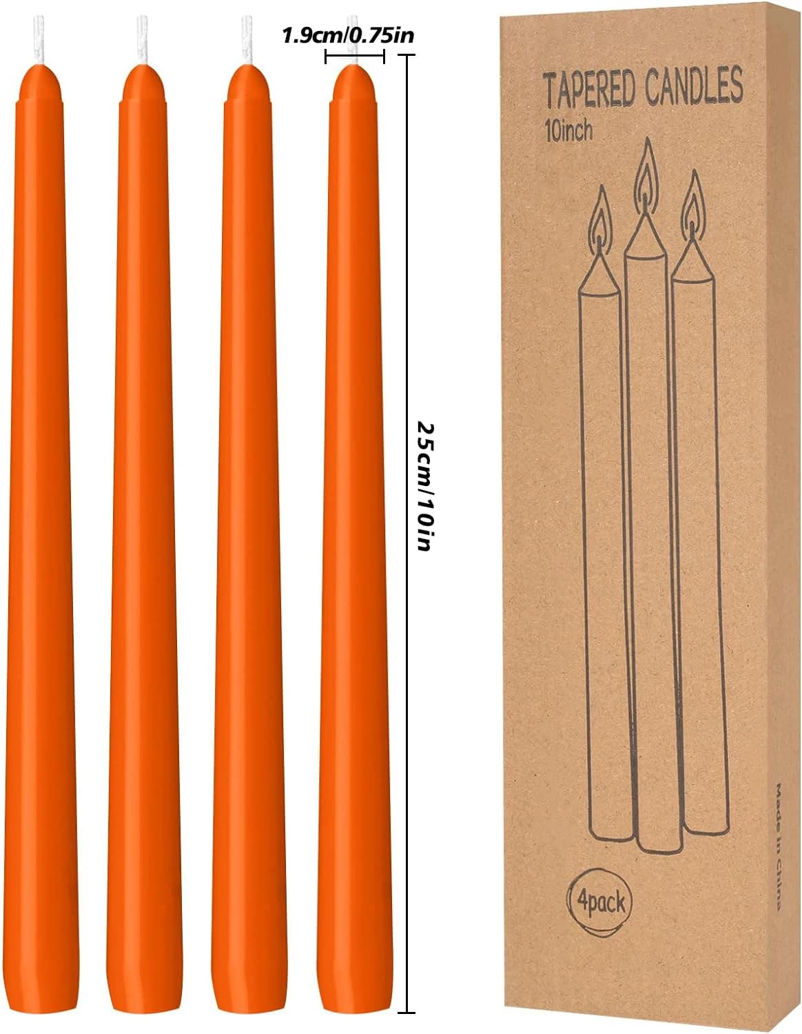 Orange Avertissement, Drip-Free, Smoke-Free, Fragrance-Free, Home Queles, Hand-Pulled, High Quality,