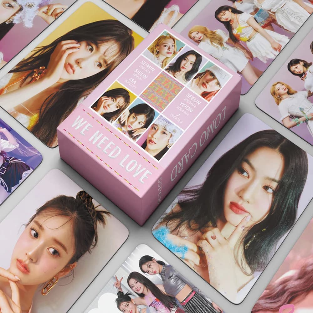 Carte Druo pour groupe de filles, carte photo imprimée, belle photo, cadeau de fan de fille, petite 