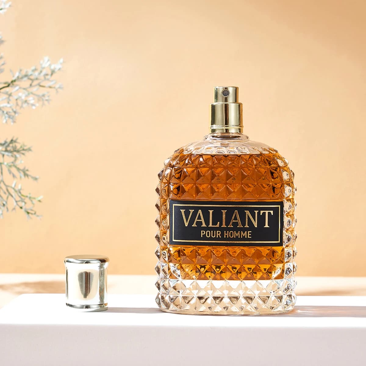 100ML 3.4FL.OZ Notes en cuir Eau de Parfum pour hommes, Woody, Nuty, chaud, épicé, parfum chocolat, 