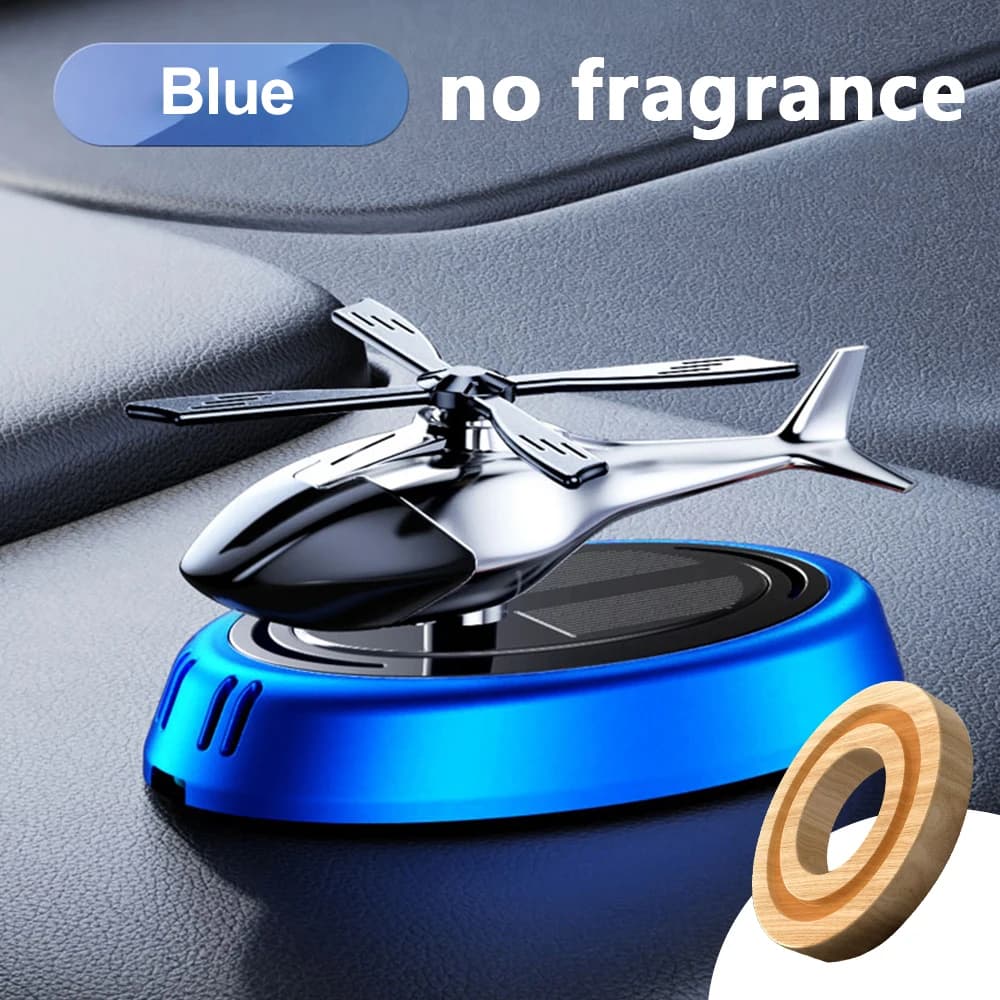 Désodorisant solaire pour voiture, parfum pour Console centrale de voiture, décoration d'hélicoptère