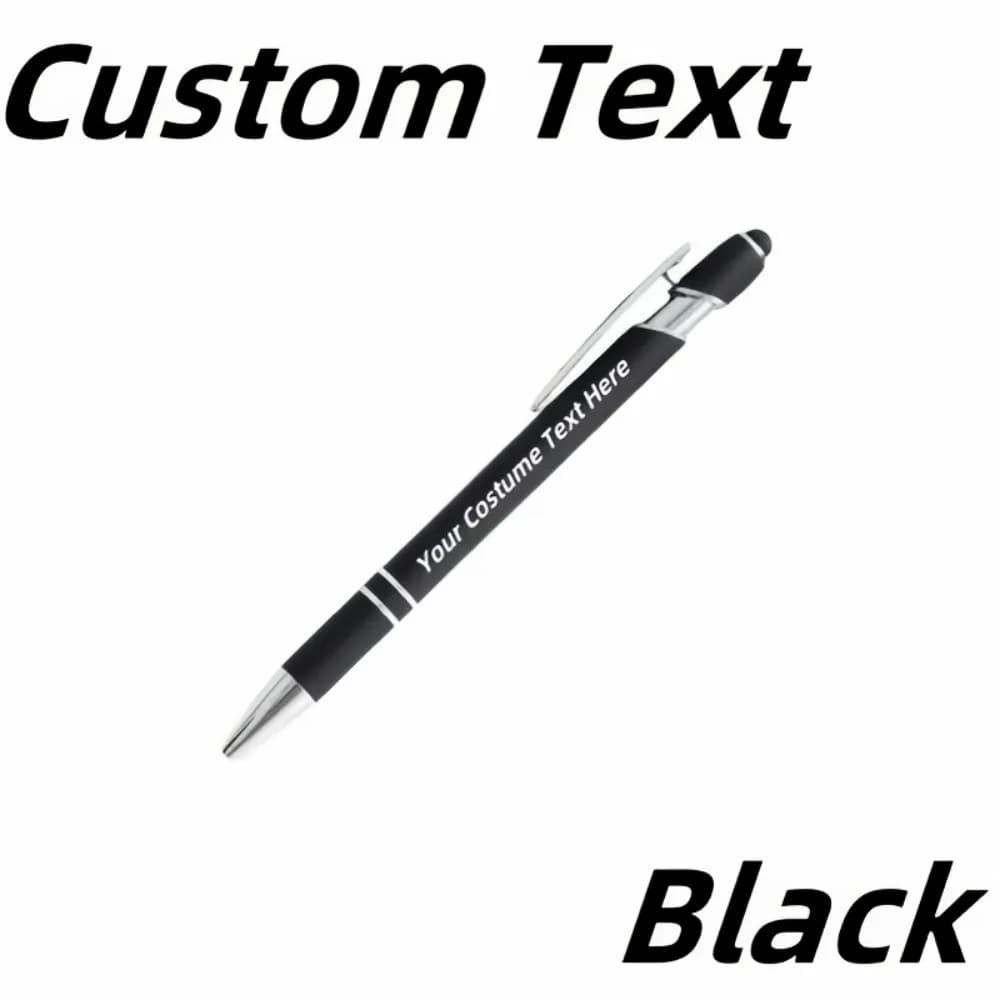 Stylo à bille en métal personnalisable, cadeau élégant pour hommes et femmes, construction métalliqu