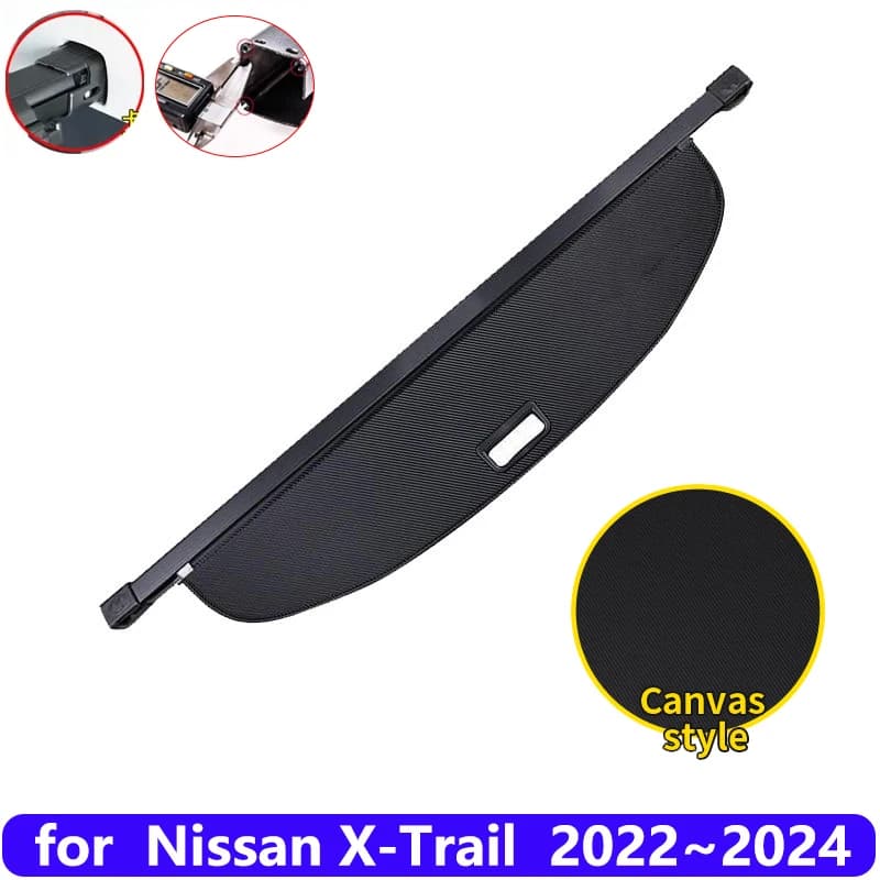 Rideau de coffre arrière de voiture pour Nissan, cloison T1, couvertures d'abri, accessoires pour X 
