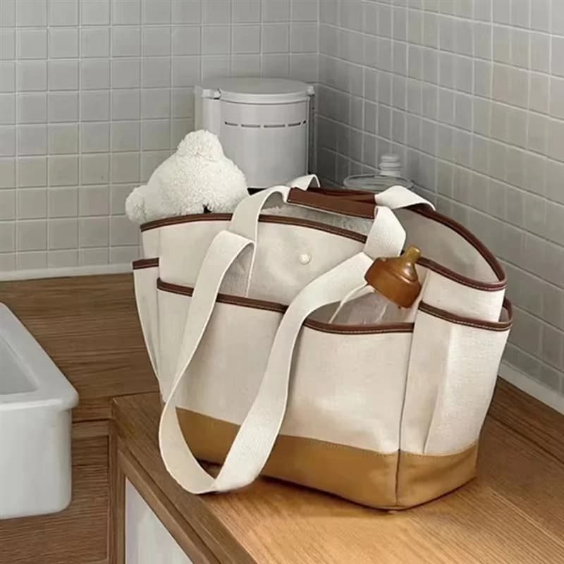 B78B-grande boîte de douche pour les nécessités du nouveau-né, sac momie Portable pour produits pour