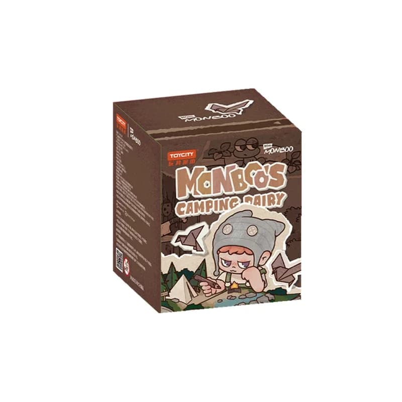 MONBOO-Boîte ennemi de la série CAMPING DAIRY, boîte mystère, poupées Kawaii, figurine d'anime d'act
