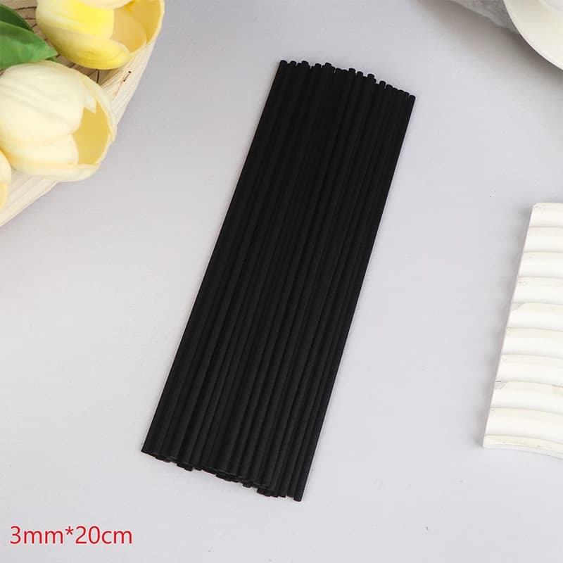 Bâtonnets diffuseurs en fibres épaisses, recharge de parfum, pour huiles aromatiques, décoration de 
