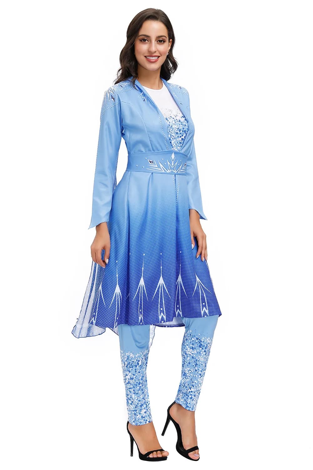 Cosplay reine des neiges adulte Elsa robe Costume Halloween Cosplay Elsa Anna Costume princesse glac