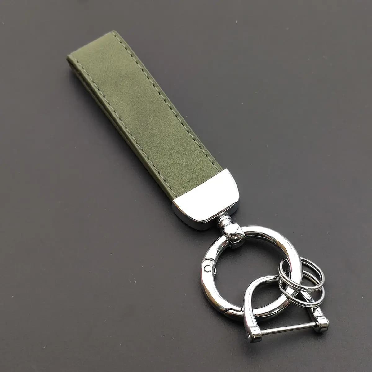 Porte-clés universel personnalisable en cuir, nouveau modèle, accessoires, texte, nom, porte-clés po