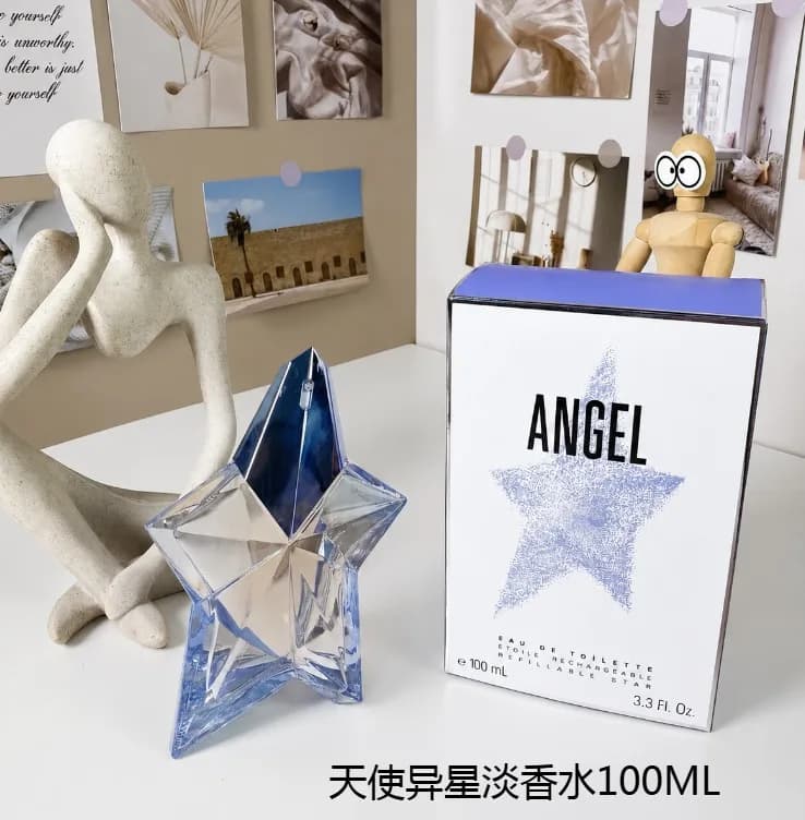 Parfum de marque 100 ml, parfum parfait longue durée, série Angel 100 ml, parfum pour femmes, parfum