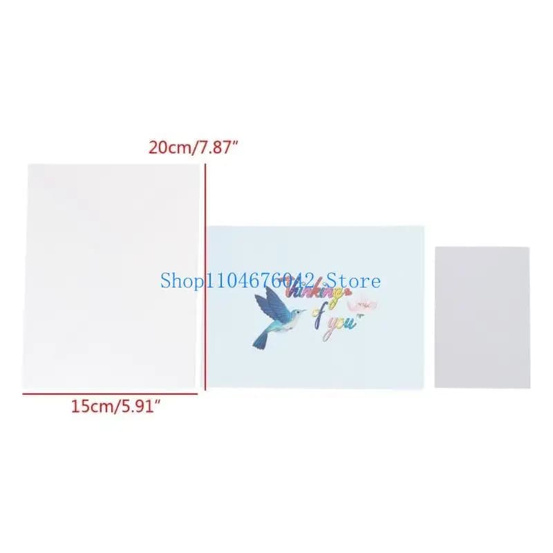 5asd Cartes vœux « Thinking of You » avec mots inspirants Carte d'encouragement pop-up Carte rétabli