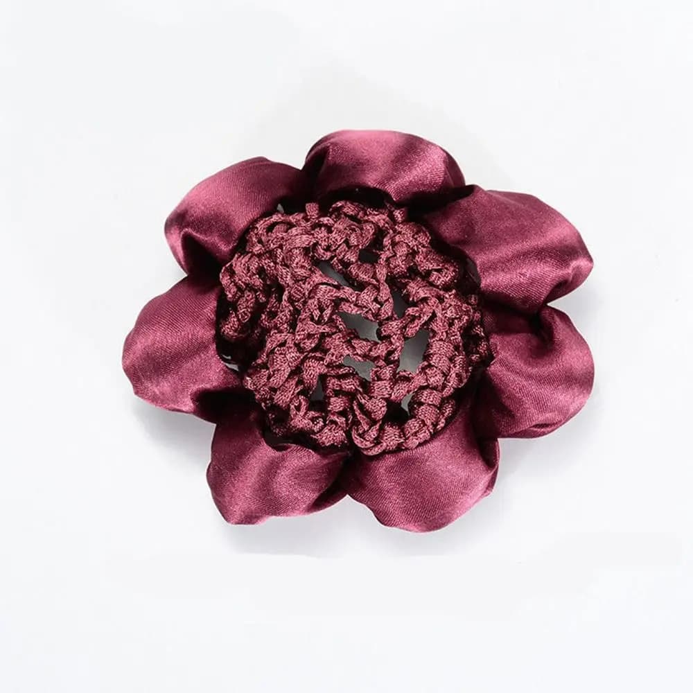 Accessoires capillaires vintage pour filles : filet à chignon coréen, snood, support de queue de che