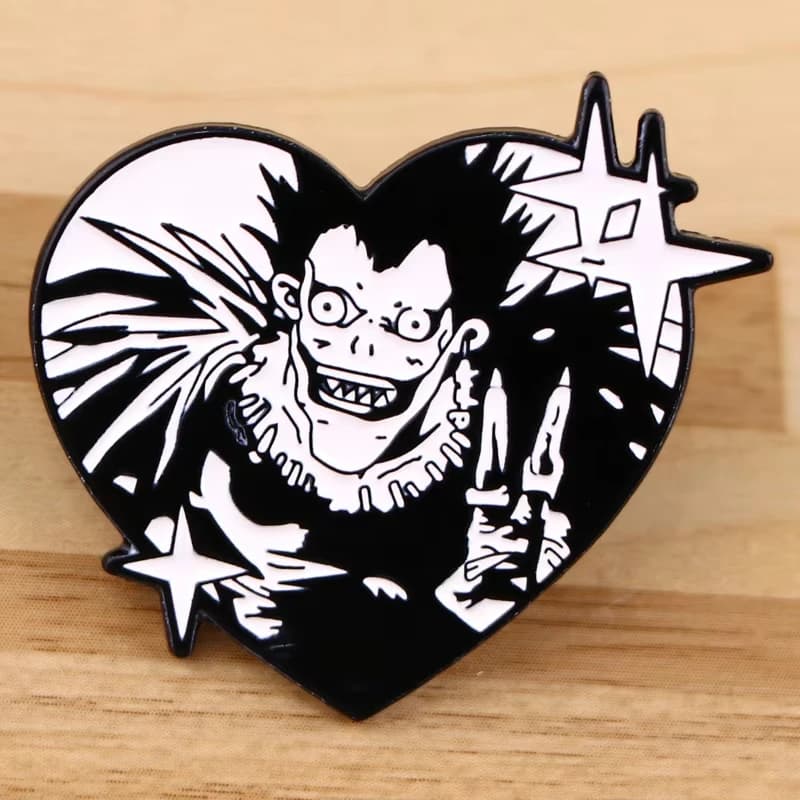 Broches en émail Death Note Ryuk, broches de revers Shinigami, cadeau idéal pour les fans du manga D