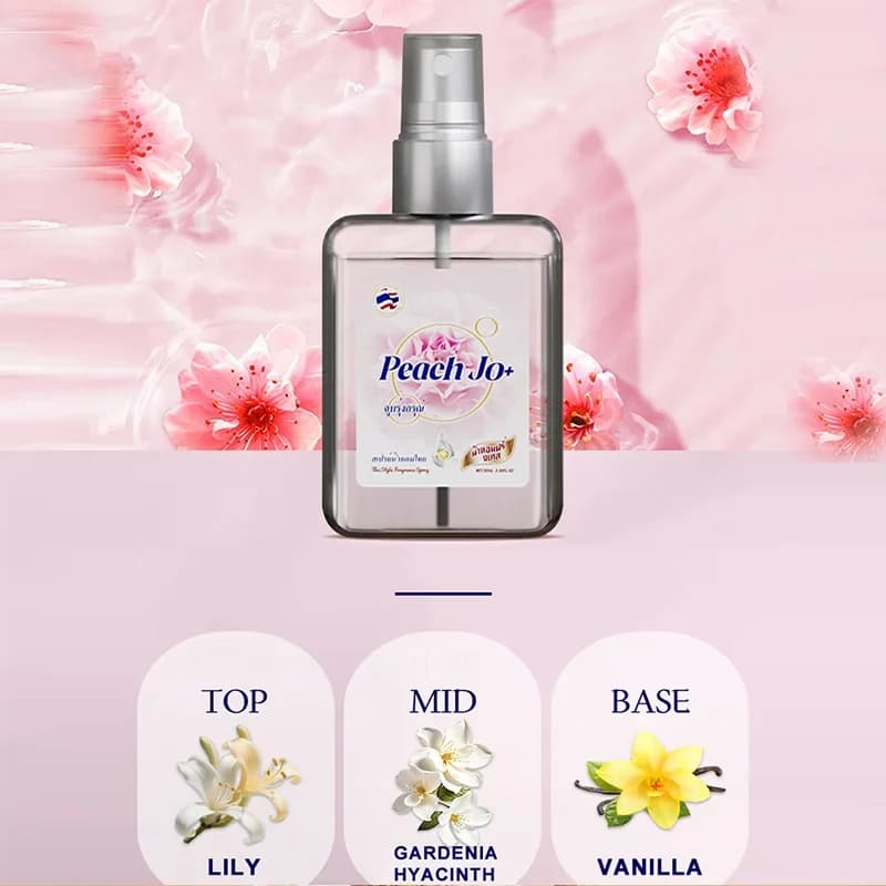 35ml détergent à lessive parfum parfum durable bébé lait tissu parfum corps Spray tulipe Rose Secret