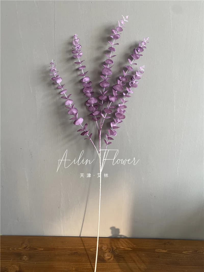 Série violette arrangements floraux de mariage matériel artificiel Rose fleur Reed brume herbe plant