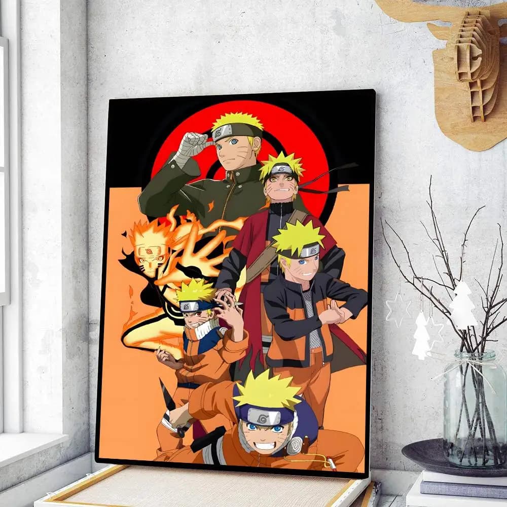 Affiche NARUTO, impression artistique, style Anime, décoration de la maison, cadeau idéal, décoratio