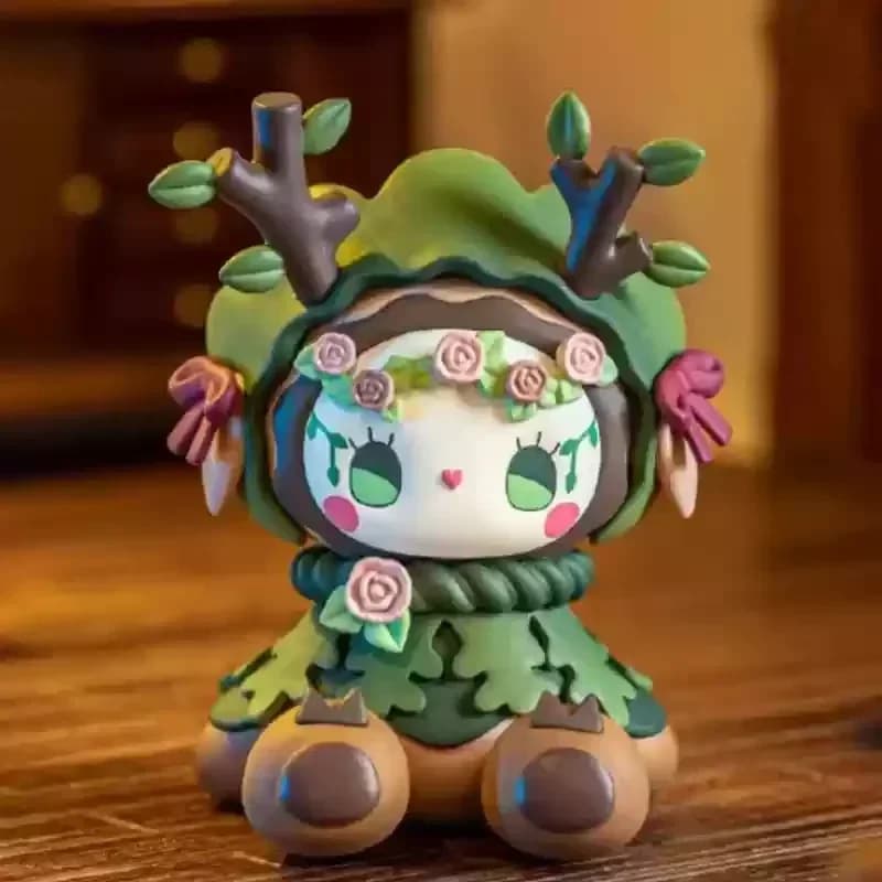 EMMA Secret forêt tempête de neige série montagne boîte aveugle jouets mignon figurine ornement à co