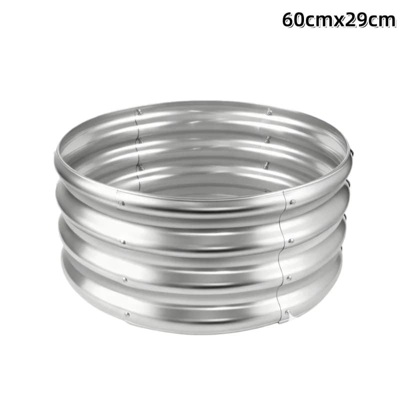 Land Guard – lit de jardin surélevé galvanisé, grande boîte de jardinière ovale en métal, Kit pour j