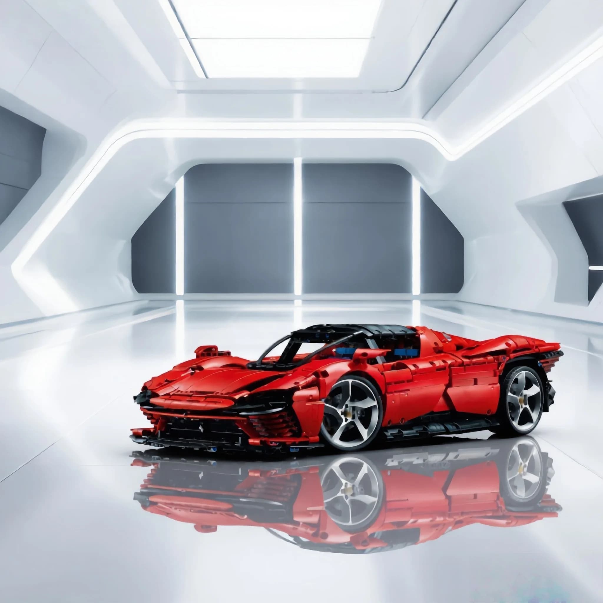 Modèle créatif de voiture de sport SP3 en blocs de construction, 3778 pièces, jouet, cadeau d'annive