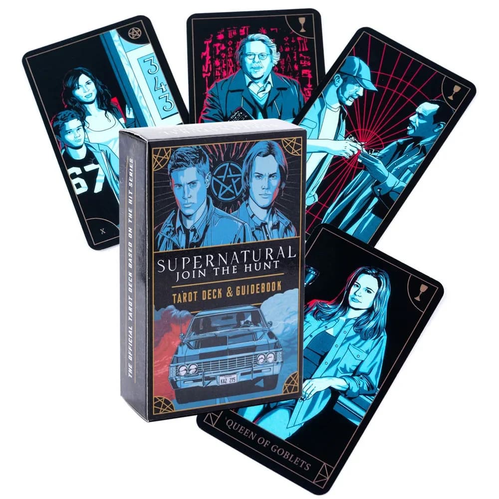 Jeu de cartes de Tarot surnaturel et guide, cadeau avec guide en Pdf, jeu de société, 78 cartes pour