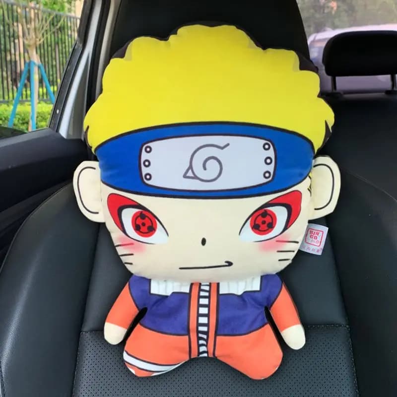 Appui-tête de voiture Naruto, oreillers de cou de voiture, oreillers de siège Anti-Fatigue, dessin a