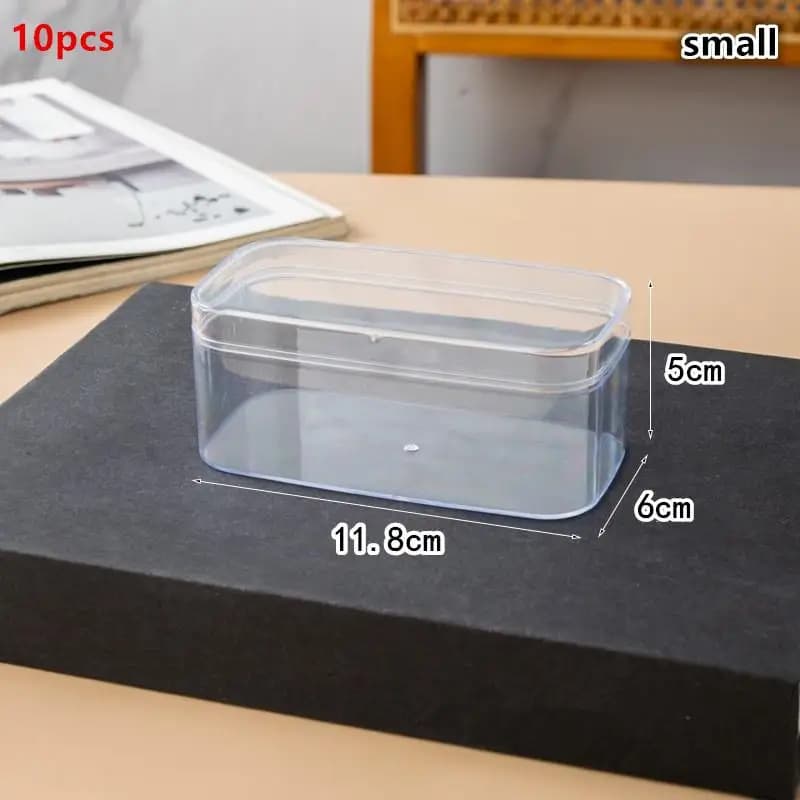 Boîtes de rangement pour biscuits, boîtes d'emballage pour Tiramisu, boîtes de boulangerie transpare