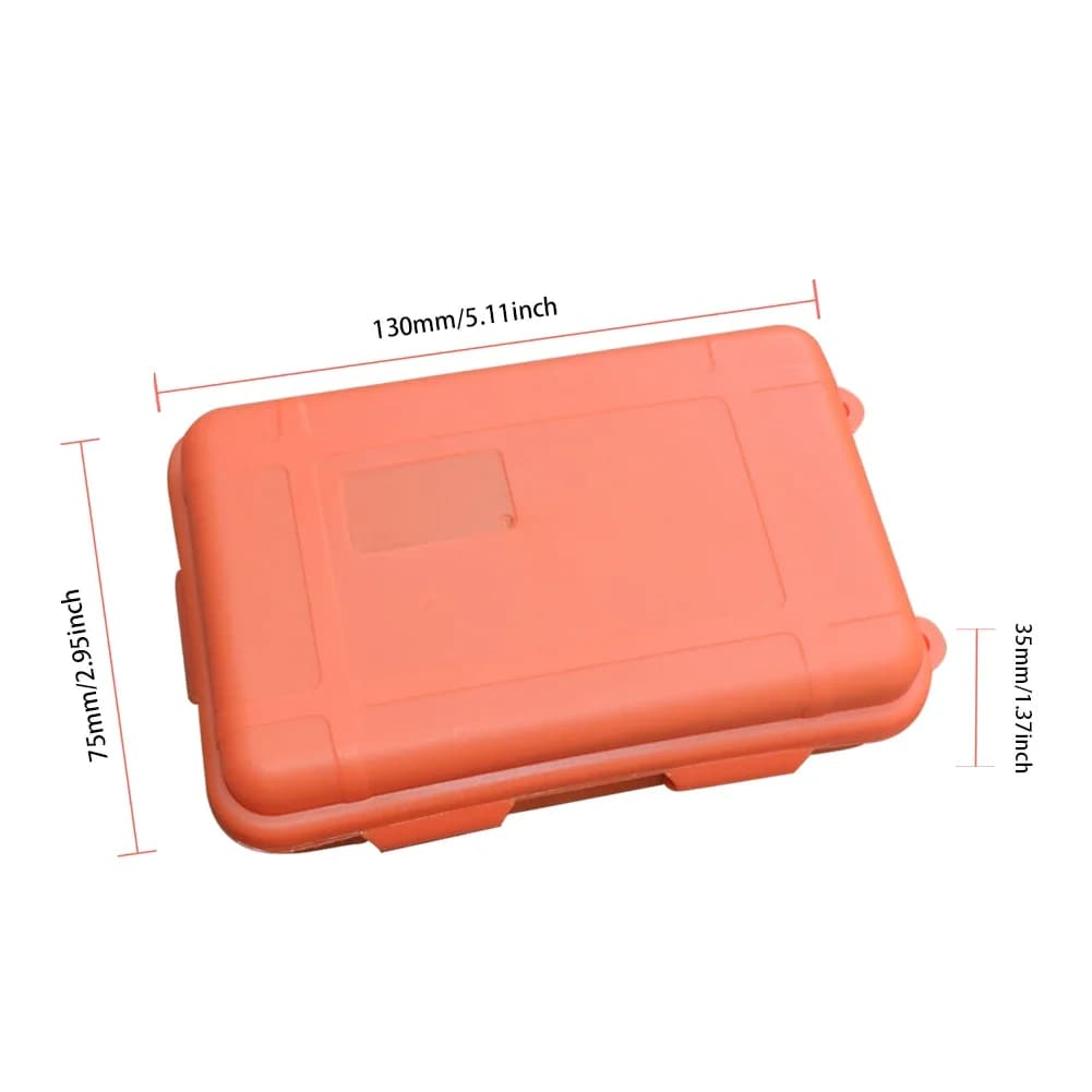 Boîte scellée de survie étanche en plein air, conteneur de stockage d'outils EDC, étui à outils en p