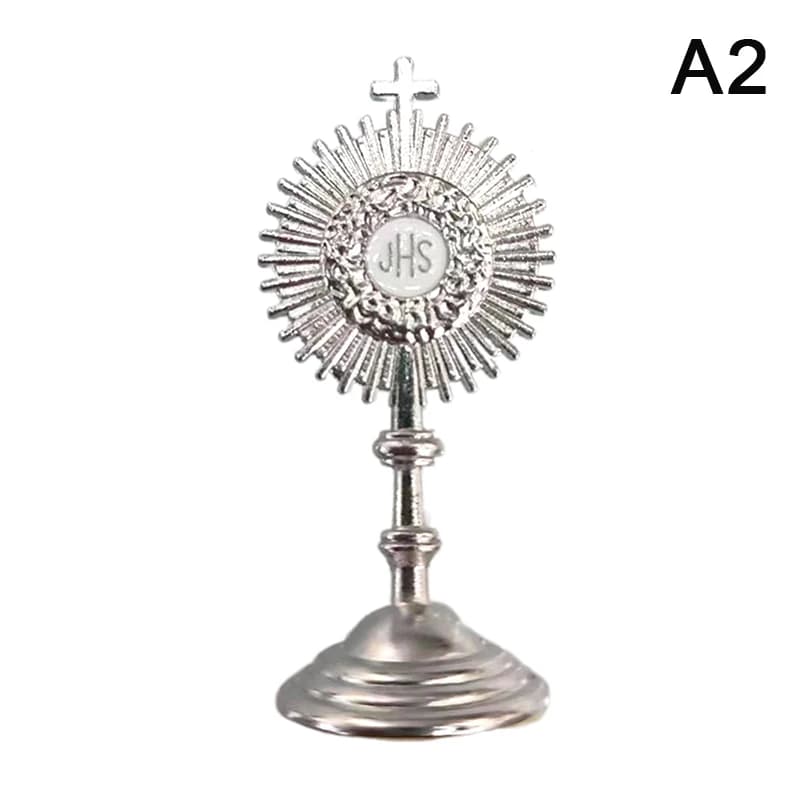 Statue de Communion Chrétienne Catholique, Zones de Jésus en Or, Récupérateur d'Inum, Décoration de 