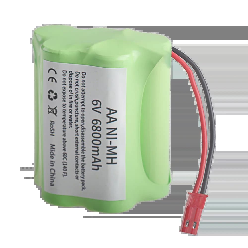 Batterie NiMH Rechargeable 6v 6800mAh pour voitures RC Robots réservoir pistolet bateaux jouets pièc