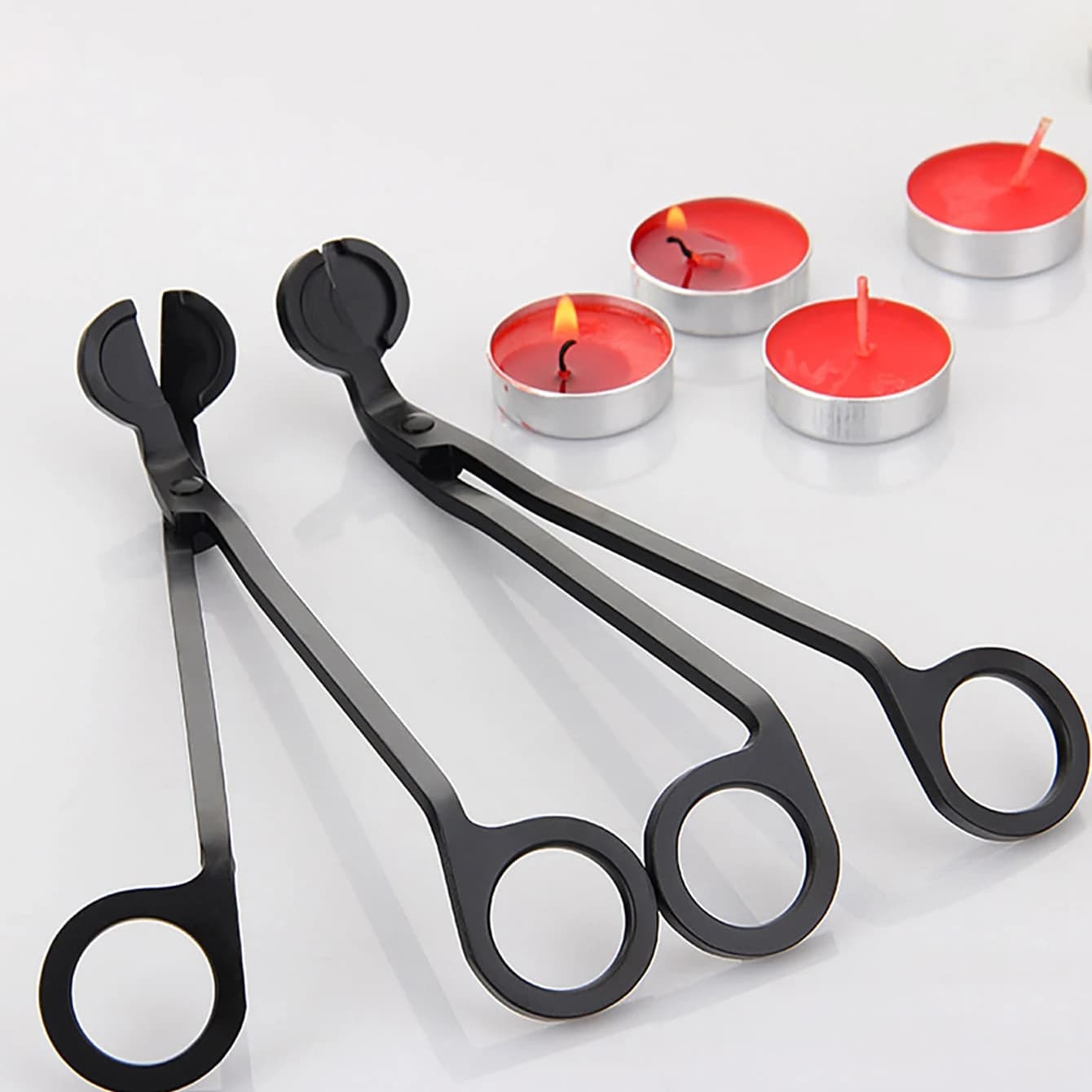 Cisailles à mèche pour bougie parfumée, 1 pièce