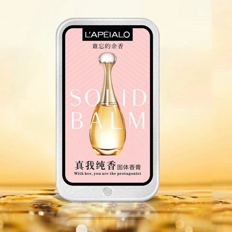 Baume solide parfumé aux phéromones pour femme, parfum longue durée, fragrance légère, baume parfumé