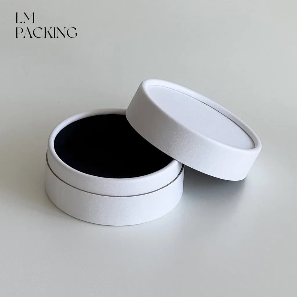 Boîte d'emballage cadeau élégante pour collier, boîte à bijoux en papier réutilisable pour les propo