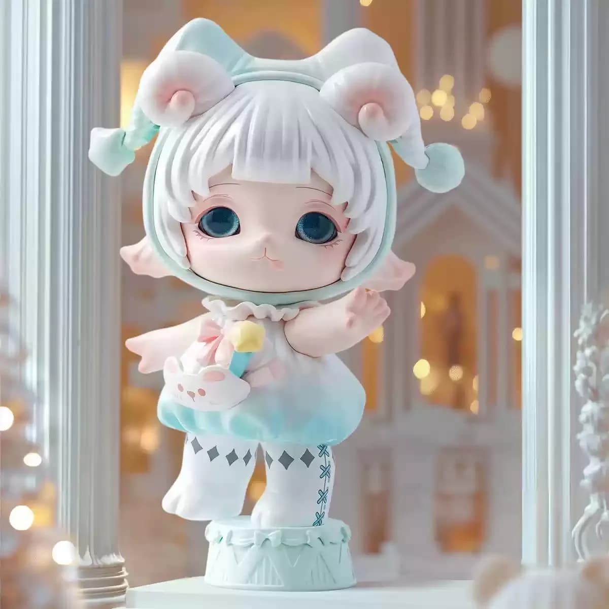 Véritable boîte aveugle Mimia série de musée jouet belle boîte mystère Mimia modèles à collectionner