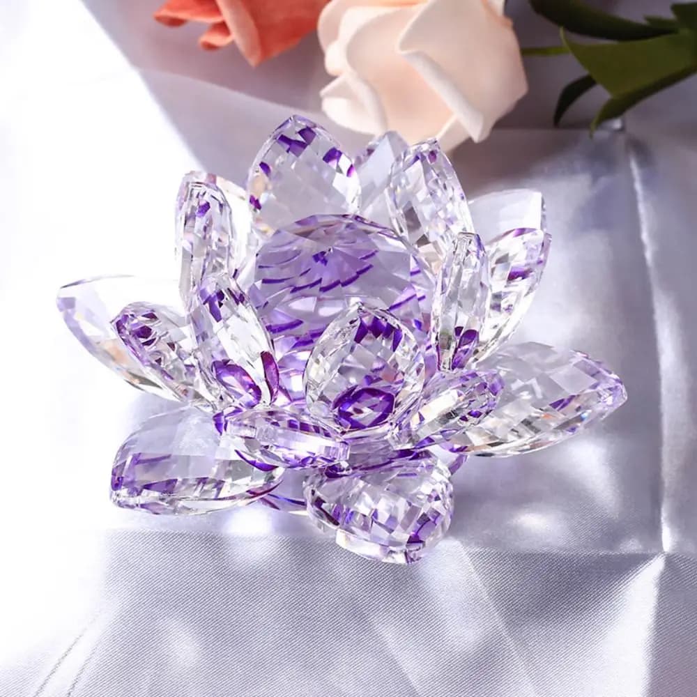 Figurine de Fleur Annie en Clip, Décoration de Mariage à Domicile, Collection Artisanale en Verre, P