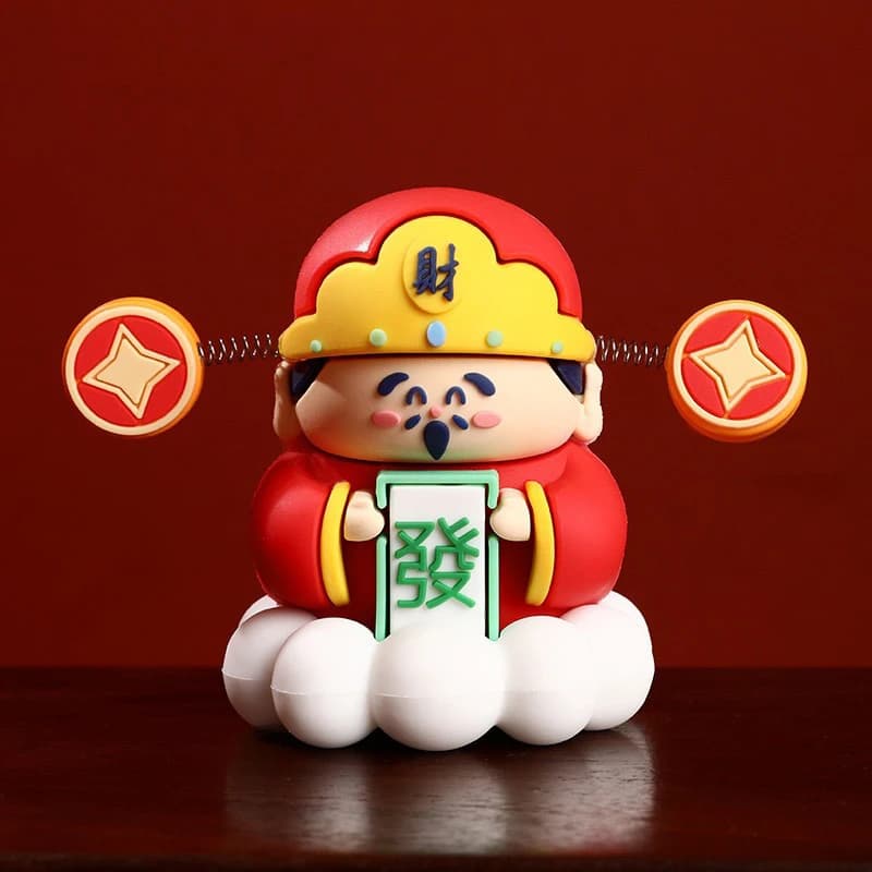 Pendentif de voiture porte-bonheur chinois, ornements de voiture créatifs, décoration intérieure de 