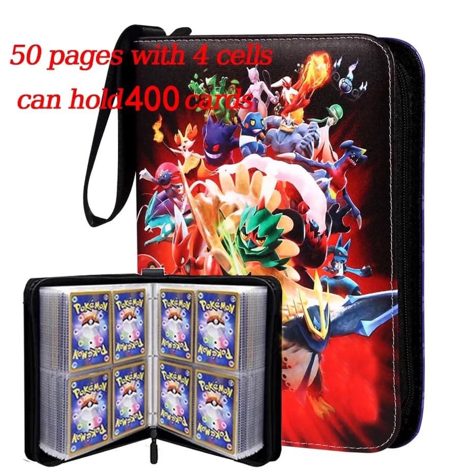 Classeur pour cartes à collectionner Pokémon, classeur de cartes, support de livre personnalisé avec