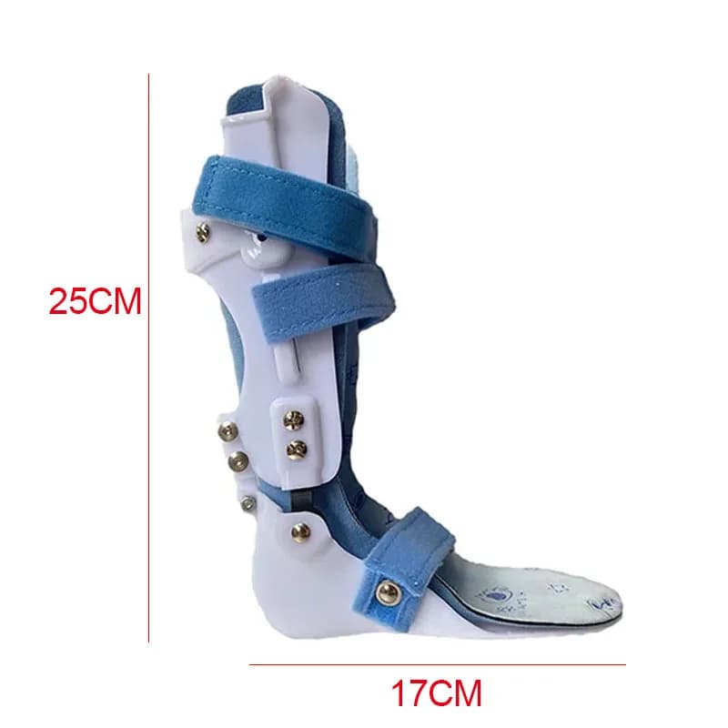 Attelle de Correction de Cheville Médicale pour Enfants - Orthèse AFO Réglable pour Pied Tombant - S