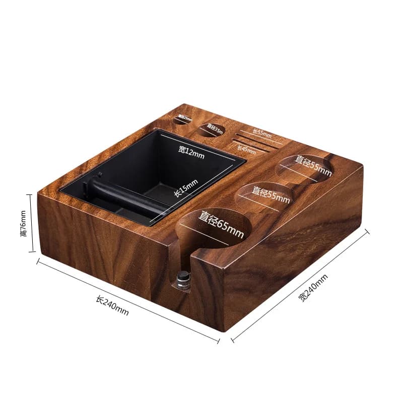 Boîte à expresso multifonctionnelle, boîte de rangement pour café expresso, adaptée au doseur de sto
