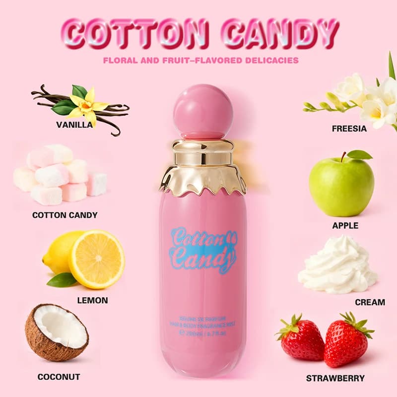  Parfum Gourmand, Chocolat Crémeux Coco Pomme Juteuse Vanille pour Femme, Fragrance Freesia/Barbe à